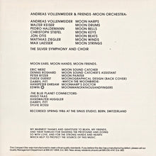 Load image into Gallery viewer, Andreas Vollenweider : Down To The Moon (CD, Album)