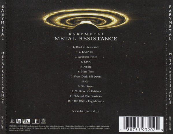 Buy Babymetal : Metal Resistance (CD, Album) Online for a great