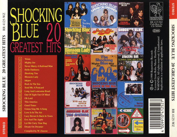 Buy Shocking Blue : 20 Greatest Hits (CD) Online for a great price