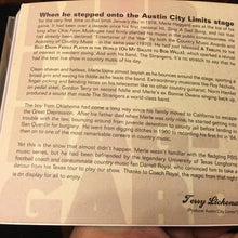 Load image into Gallery viewer, Merle Haggard : Live From Austin TX '78 (CD, Album + DVD-V, Multichannel)