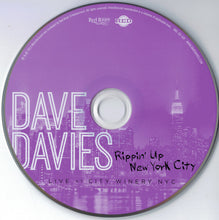 Load image into Gallery viewer, Dave Davies : Rippin' Up NYC - Live At City Winery NYC (CD, Album)