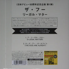 Load image into Gallery viewer, ザ・フー* = The Who : リーガル・マター/キッズ・ア・オールライト = A Legal Matter / The Kids Are Alright (CD, Single, Mono, Ltd, RE, 7" )