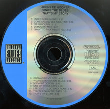 Load image into Gallery viewer, John Lee Hooker : That's My Story John Lee Hooker Sings The Blues (CD, Album, RE, RM)