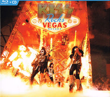 Load image into Gallery viewer, KISS : KISS Rocks Vegas (Blu-ray, Dig + CD, Album)