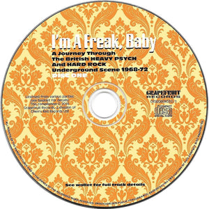 Various : I'm A Freak, Baby... (A Journey Through The British Heavy Psych And Hard Rock Underground Scene 1968-72) (3xCD, Comp, RM + Box)