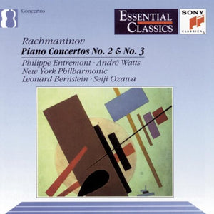 Rachmaninoff*, Philippe Entremont, André Watts, Leonard Bernstein, Seiji Ozawa, The New York Philharmonic Orchestra : Piano Concertos No. 2 & No. 3 (CD, Album, Comp)