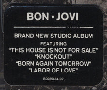 Load image into Gallery viewer, Bon Jovi : This House Is Not For Sale (CD, Album)