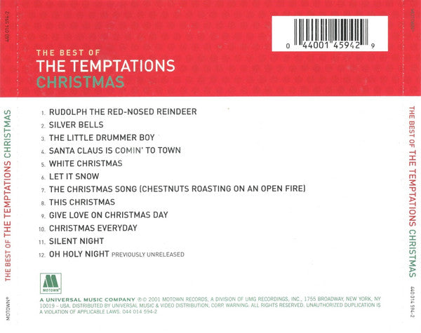 Buy The Temptations : The Best Of The Temptations Christmas (CD, Comp)  Online for a great price – Antone's Record Shop