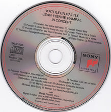 Load image into Gallery viewer, Kathleen Battle, Jean-Pierre Rampal : In Concert (CD, Album)