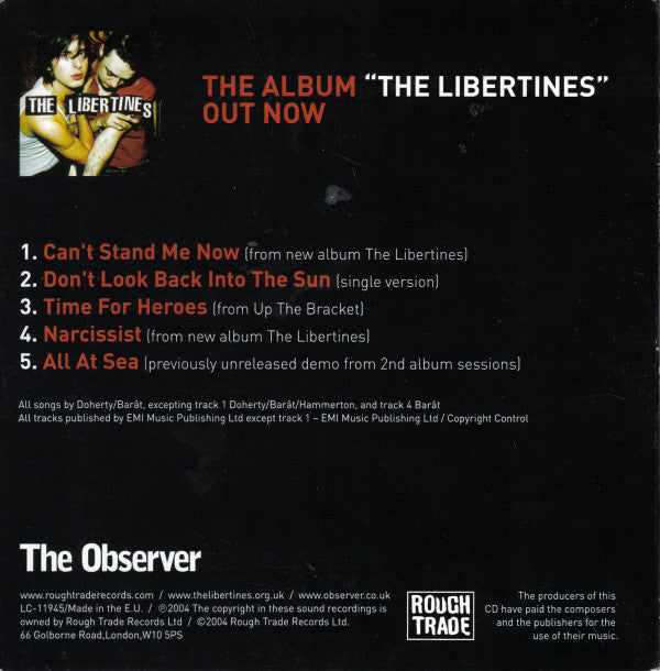 Buy The Libertines : Exclusive 5 Track CD (CD) Online for a great