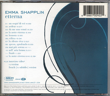 Buy Emma Shapplin : Etterna (CD, Album, Enh) Online for a great
