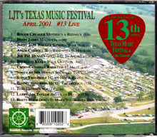 Load image into Gallery viewer, Various : LJT's Texas Music Festival, April 2001 #13 Live (CD, Album)