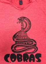 Load image into Gallery viewer, Cobras, Red, 3xl - T-shirt
