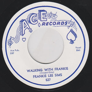 Frankie Lee Sims - Walking With Frankie / Hey Little Girl (7" 45)
