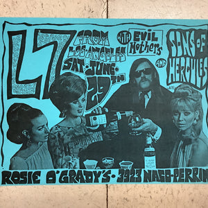 L7 at Rosie O' Grady's - 1991 (Poster)