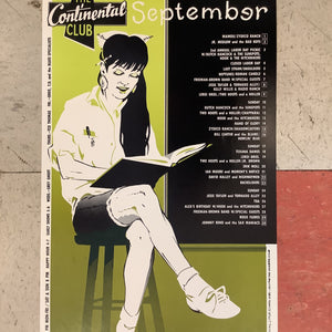 Continental Club September - 1989 (Poster)