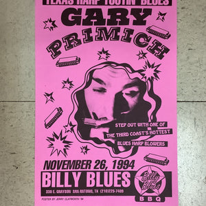 Gary Primich at Billy Blues - 1994 (Poster)