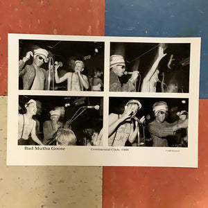 Bill Leissner Photo - Bad Mutha Goose at Continental Club - 1986