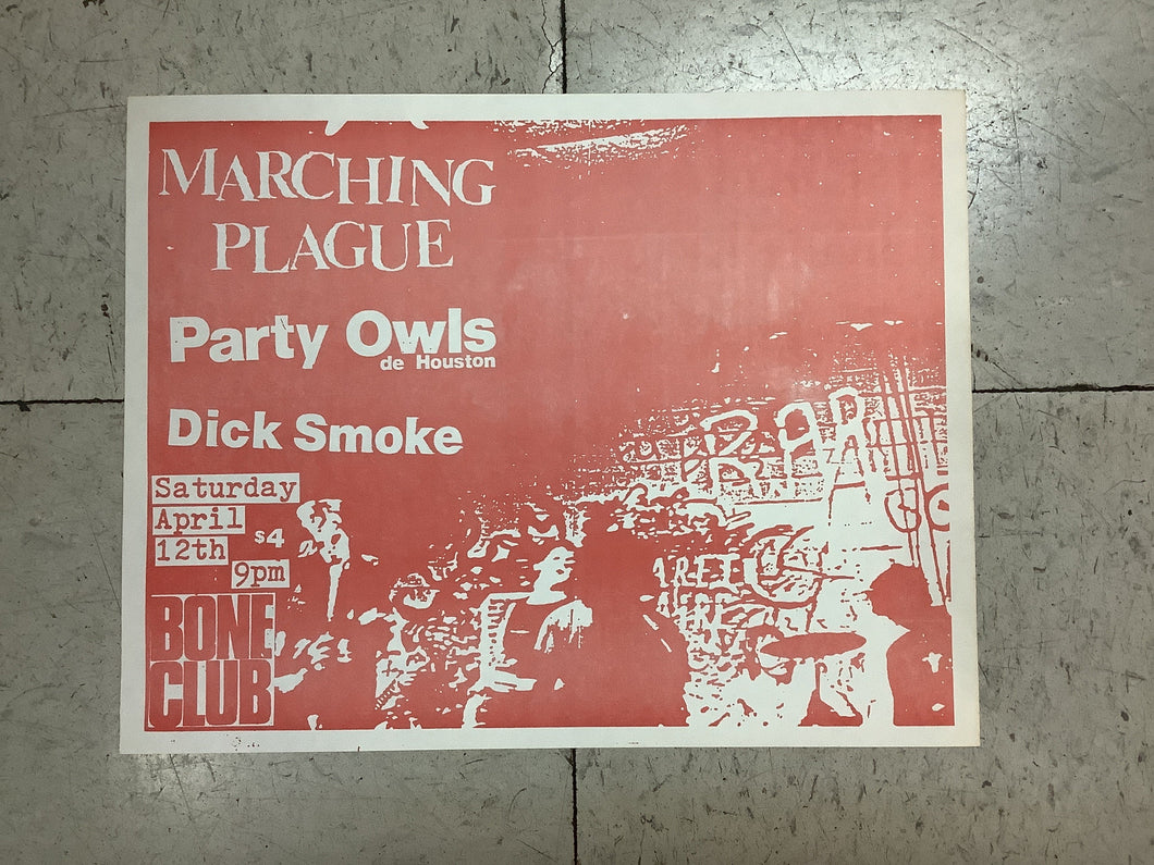 Marching Plague at Bone Club (Poster)