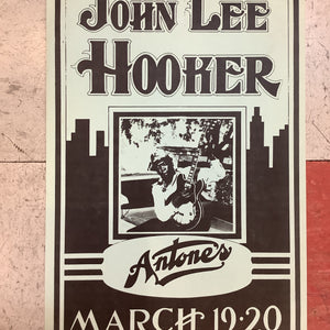John Lee Hooker at Antone's Nightclub - 1982 (Poster)