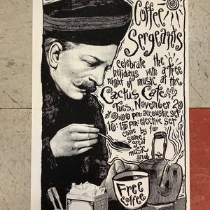 Coffee Sergeants at Cactus Cafe - 1990 (Poster)