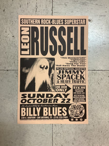 Leon Russell at Billy Blues - 1995 (Poster)