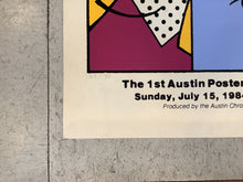 Load image into Gallery viewer, 1st Austin Poster/Graphic Arts &amp; T-Shirt Exhibition at Liberty Lunch - 1984 (Poster)
