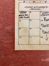 Load image into Gallery viewer, Soap Creek Saloon August Calendar - 1979 (Poster)
