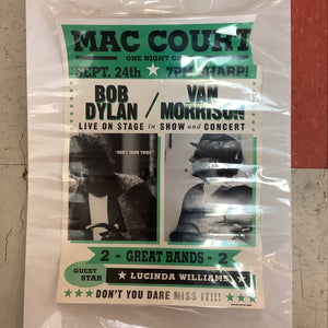 Bob Dylan, Van Morrison, & Lucinda Williams at Mac Court - 1998 (Poster)