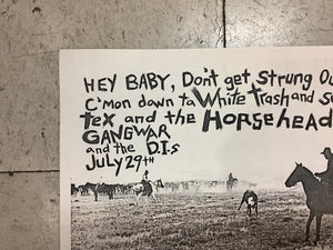 Tex and the Horseheads at White Trash (Poster)