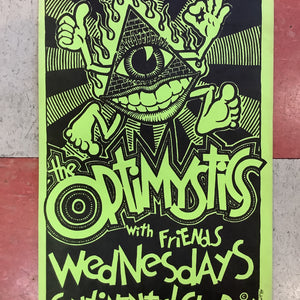 The Optimystics at Continental Club - 1984 (Poster)
