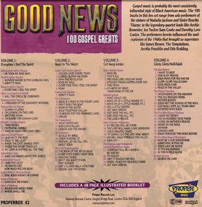 Various : Good News: 100 Gospel Greats (4xCD, Comp, RM + Box)