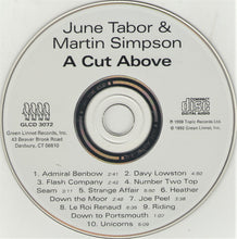 Load image into Gallery viewer, June Tabor With Martin Simpson : A Cut Above (CD, Album, RE)
