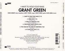 Load image into Gallery viewer, Grant Green : I Want To Hold Your Hand (CD, Album, RE)
