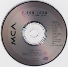 Load image into Gallery viewer, Elton John : Too Low For Zero (CD, Album)
