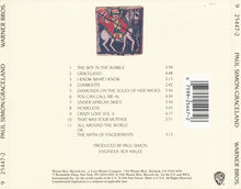 Load image into Gallery viewer, Paul Simon : Graceland (CD, Album, RE, RP, SRC)
