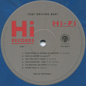 Willie Mitchell : Willie Mitchell's Driving Beat (LP, Mono, RE, Blu)
