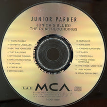 Load image into Gallery viewer, Junior Parker* : Junior's Blues (The Duke Recordings Volume One) (CD, Comp, Club)
