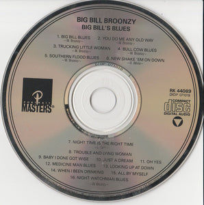 Big Bill Broonzy : Big Bill's Blues (CD, Comp, RE)