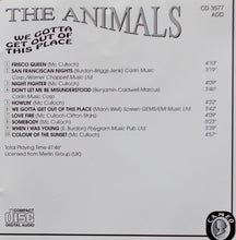 Load image into Gallery viewer, The Animals : We Gotta Get Out Of This Place (CD, Comp)
