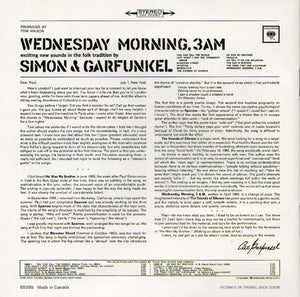 Simon & Garfunkel : Wednesday Morning, 3 A.M. (CD, Album, RE)