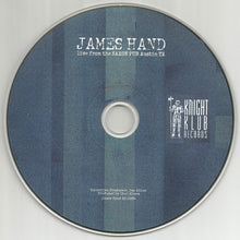 Load image into Gallery viewer, James Hand : Live From The Saxon Pub Austin TX (CD, Album)
