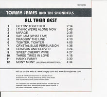 Load image into Gallery viewer, Tommy James &amp; The Shondells : All Their Best (CD, Comp)
