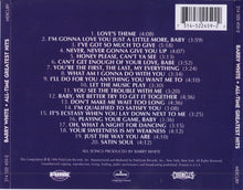 Load image into Gallery viewer, Barry White : All-Time Greatest Hits (CD, Comp, RM, RP, UML)
