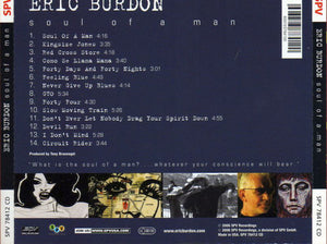 Eric Burdon : Soul Of A Man (CD, Album)