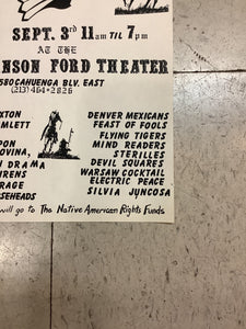 NO G.O. Rock Show at the John Anson Ford Theater (Poster)