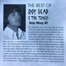 Load image into Gallery viewer, Roy Head : The Best Of Roy Head &amp; The Traits Teeny Weeny Bit  (CD, Comp)
