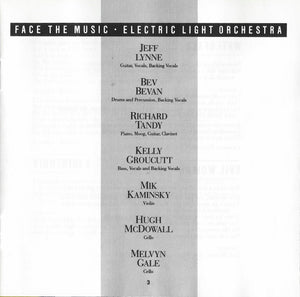 Electric Light Orchestra : Face The Music (CD, Album, RE)