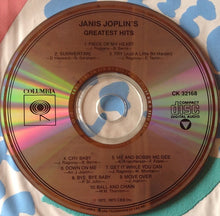 Load image into Gallery viewer, Janis Joplin : Janis Joplin's Greatest Hits (CD, Comp, RE, Pit)
