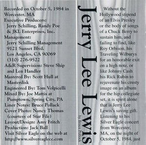 Jerry Lee Lewis : Live! (CD, Album)